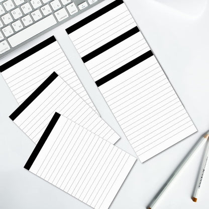20 Pcs Perforated Note Pads College Ruled - 4" x 6" Inch Writing Notepad for Daily Planning - Perforated Small Notepads with 30 Sheets per Pad - Ruled Papers