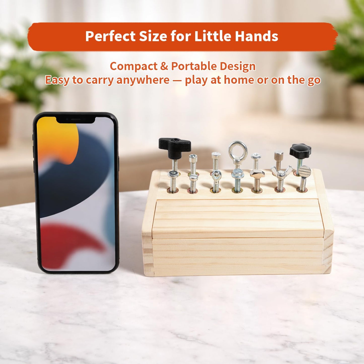 INIFEIDALA Kids Tool Set,Montessori Educational Toys for 3 4 5 Year Old,Montessori Screwdriver Board Set,Sensory Preschool Learning for Toddler Travel,Fine Motor Skills - STEM Toys
