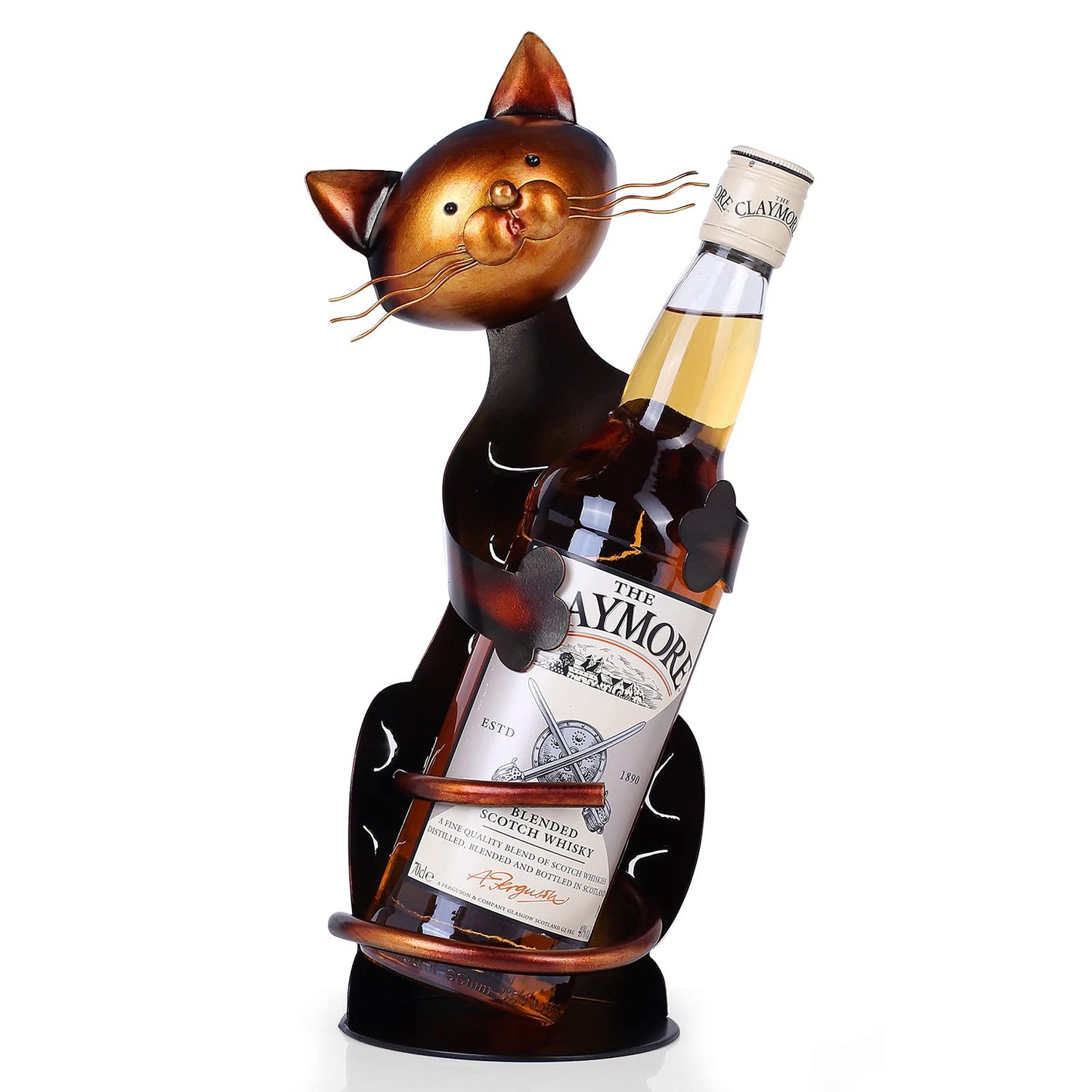 Drincarier Cat Decor Wine Holder Wine Rack Wine Bottle Holder Wine Cat,Gift for Halloween and Christmas,Cat Gifts for Cat Lovers………