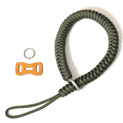 Noopel Camera Wrist Strap, Adjustable Braided Nylon Hand Strap, Anti-Slip Secure Design, Universal Fit for DSLR Mirrorless Cameras (Green)