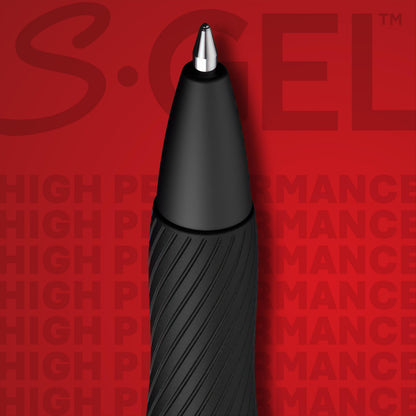 Sharpie S-Gel Gel Pens, Pearl White Body, Black Ink, Medium Point (0.7mm), 12 Count - For Journaling, Writing, Note-Taking, School, Office Supplies