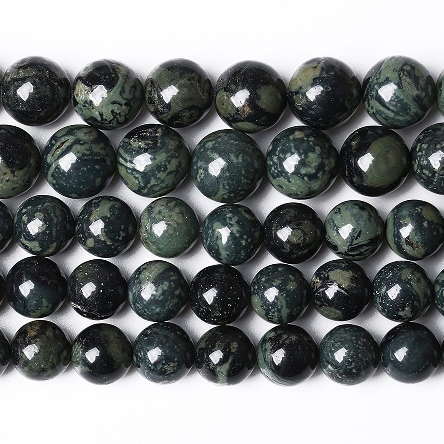 12MM 32PCS Natural Stone Kambaba Jasper Loose Beads for Jewelry Making DIY Bracelet Necklace