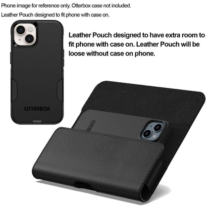 CoverON Holster for amsung Galaxy S26 S21 S20 Ultra/ XCover6 Xcover7 Xcover 7 Pro M36 M17 F17 M07, Cell Phone Case Belt Clip Magnetic Close Carrying Leather Pouch (Fits with Otterbox or Any Case on)