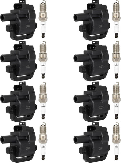 ECCPP 3 ignition coils with 3 iridium Spark Plugs,UF808,coils packs,for Smart Fortwo 2016-2017 0.9L‎224332428R,UF-808