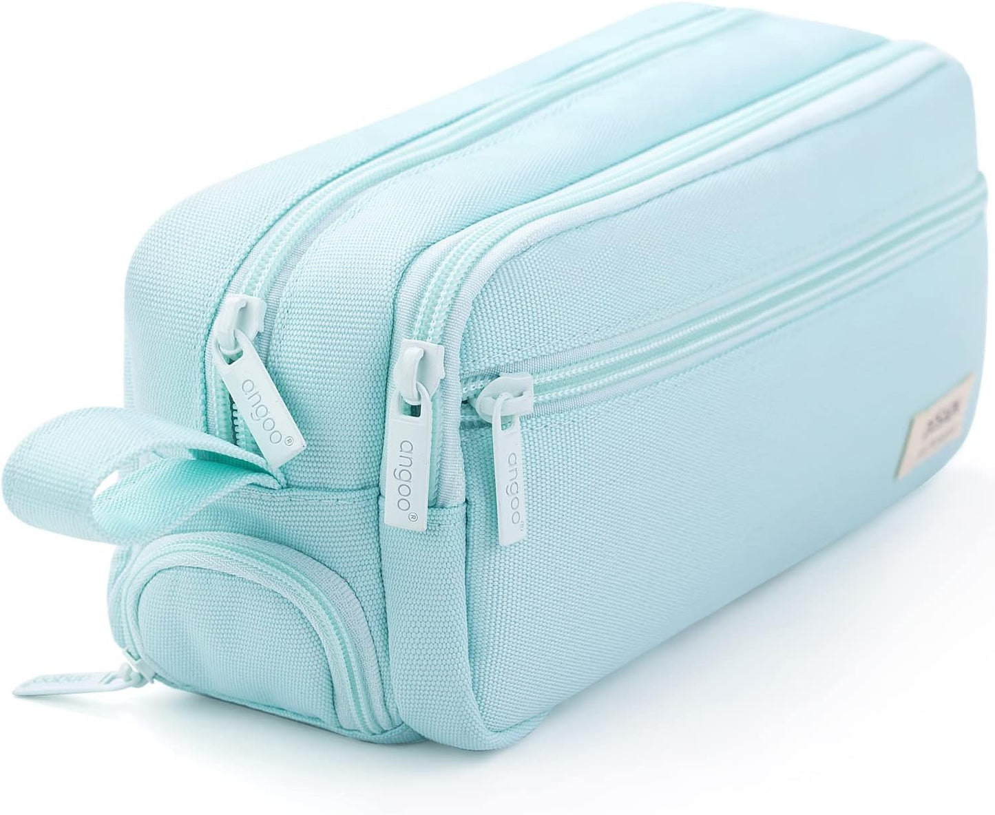 HVOMO Large Pencil Case High Capacity Holder Box Storage bag Desk Organizer Marker Pouch Pen For Middle School Office College Adult Girl and Boy(Green)