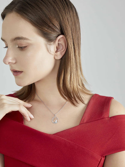 Dorunmo Ghost Pumpkin Necklace 925 Sterling Silver Ghost Pendant Necklace Halloween Ghost Jewelry Gifts for Women