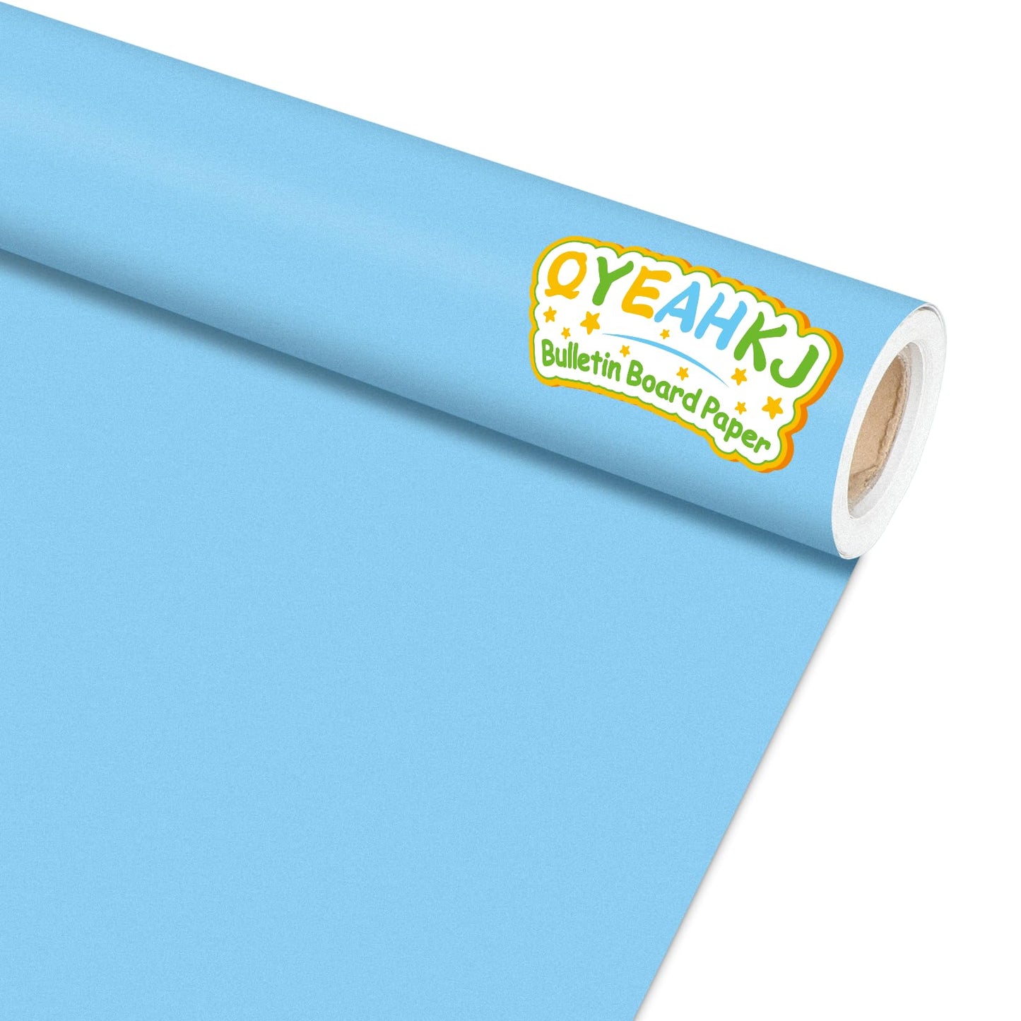 Sky Blue Bulletin Board Paper Roll Light Blue Bulletin Board Background Paper Back to School Classroom Decoration Poster for Art Craft DIY Projects Home Office Classroom Party Supplies 17.7in x 20ft