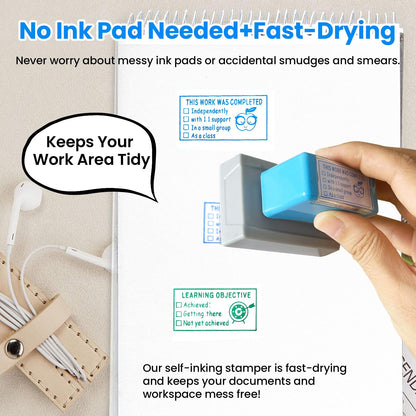 Special Accommodations Stamp for Teachers Classroom SPED Self Inking Stamp, Back to School Teacher Stamps Set Teacher Dormitory Supplies Teacher Must Haves Supplies Rubber Stamp