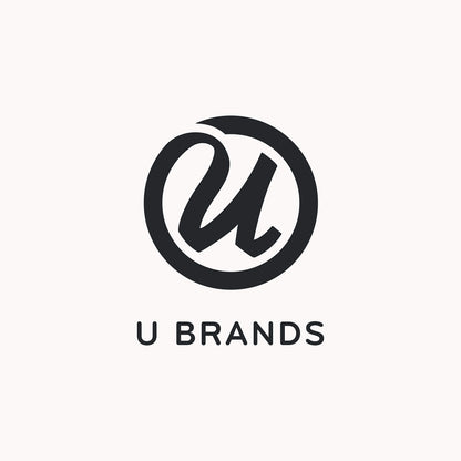 U Brands Fashion Cork Bulletin Board, 16" x 20" Inches, Black Wood Frame