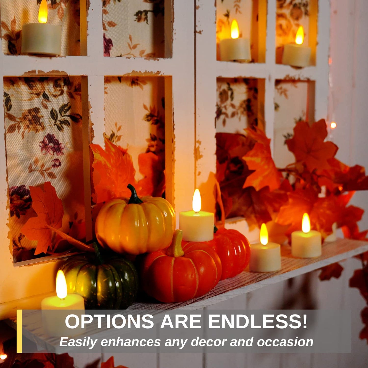 Homemory Flameless Rechargeable Tea Lights with Remote Timer - LED Tea Lights Battery Operated, Realistic Flickering for Home Holiday Decor, Wedding Table Centerpieces, 12-Pack (Φ 1-1/2''×H 2-1/3'')