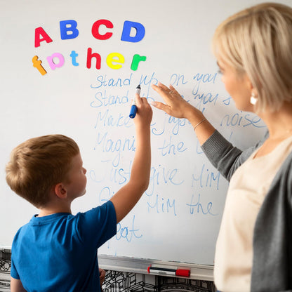 Classroom Magnetic Alphabet Letters,238 Color Lowercase Uppercase Refrigerator Magnets,ABC Double Side Magnetic Letter for Toddler 3+ Preschool Kids Learning Spelling Teachers Whiteboard Fridge