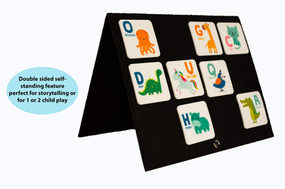 Foldable Flannel Board - Quiet Book| 14 x 23 Freestanding Felt Board for Toddlers and Felt Story Sets | Story Board for Kids Playtime | Use for Preschool Classroom and Homeschooling