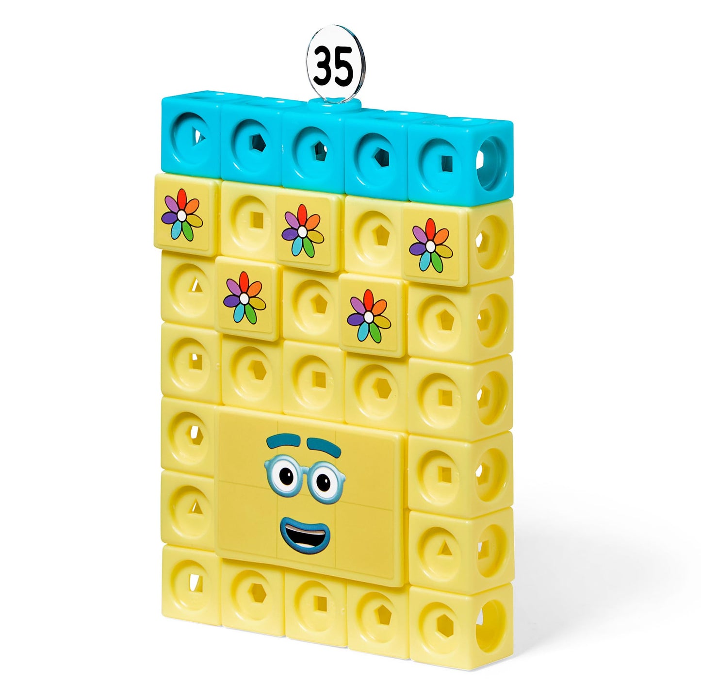 hand2mind Numberblocks 31-40 MathLink Cubes Activity Set - Learn Numbers & Early Math Skills, Preschool and Kindergarten Learning Activities, Educational Toys for Kids, Counting Math Manipulatives