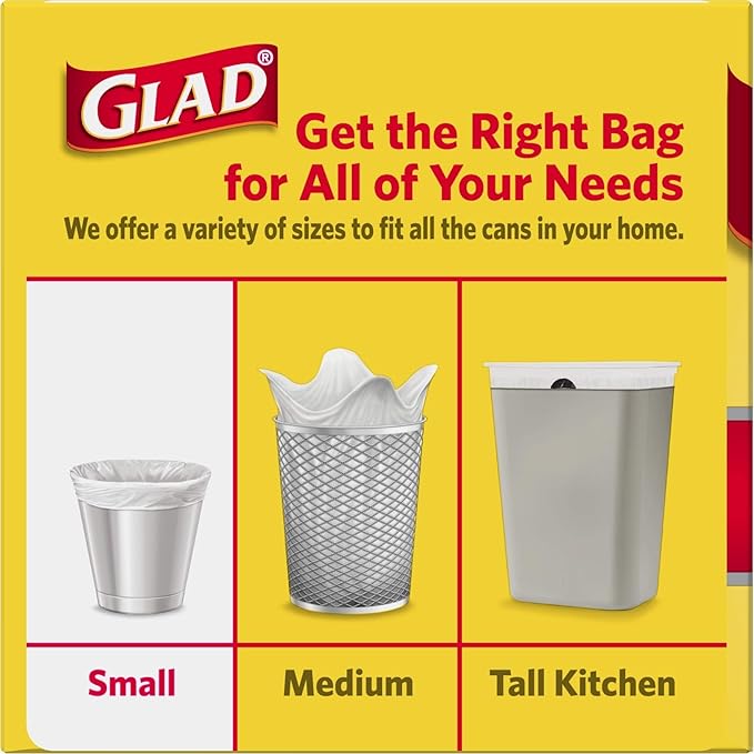 Glad Trash Bags, Small Garbage Bags