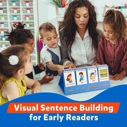 Aizweb Sentence Building for Kids,Speech Therapy Learn to Read for Preschool Kindergarten 1st 2nd Grade Classroom Must Haves,Phonics Reading Learning Games,Special Education for Homeschool Supplies