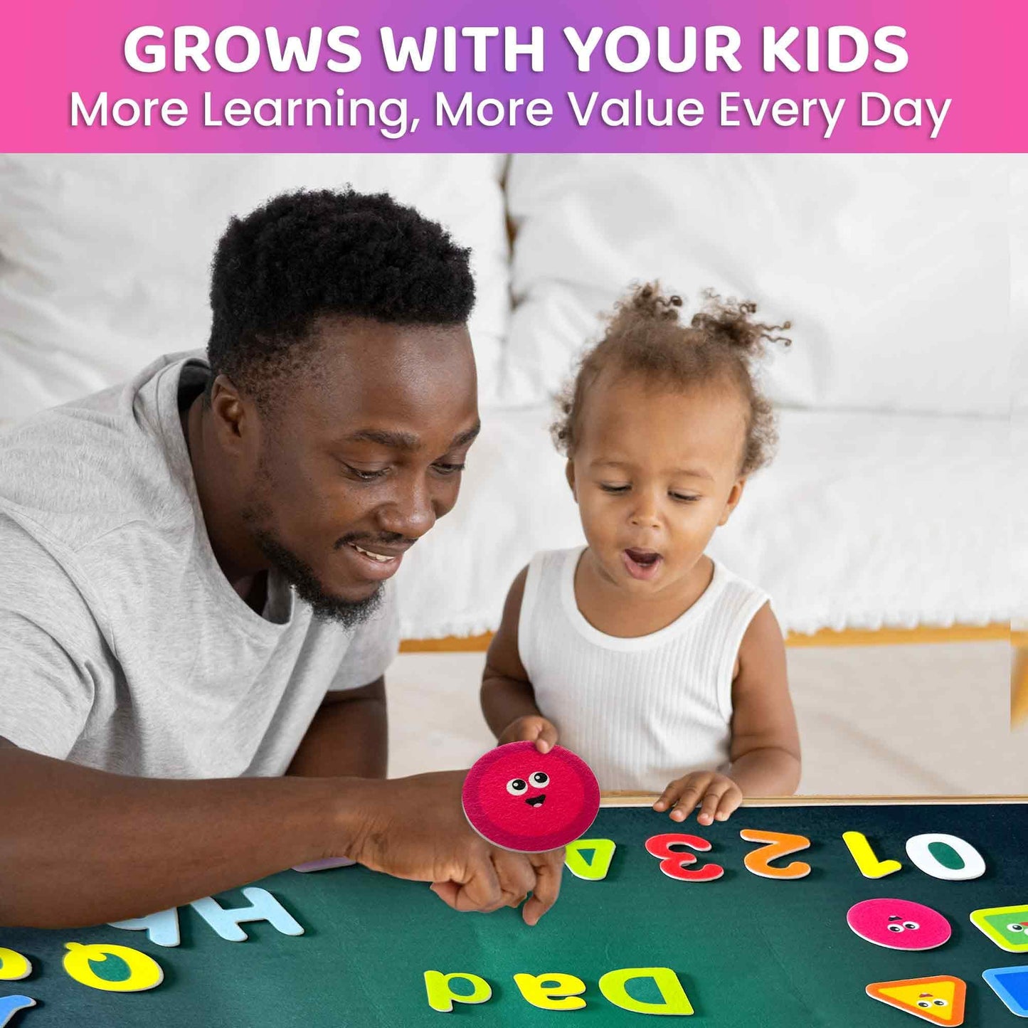 QUOKKA USA Felt Board for Kids 3-5 Years Old - Social Emotional Preschool Learning Activities for Ages 3-5 - Educational Flannel Toy Speech Therapy Gift