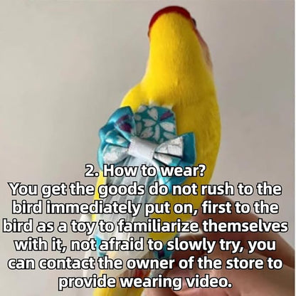 Bird Diaper Cockatiel Clothes Flight Suite, Reusable Parrot Nappy with Waterproof Inner Layer, Cute Pigeon Pants Urine Wet Suit Costume for Conure Macaw (Blue B,Sulphur-Crested Cockatoo)