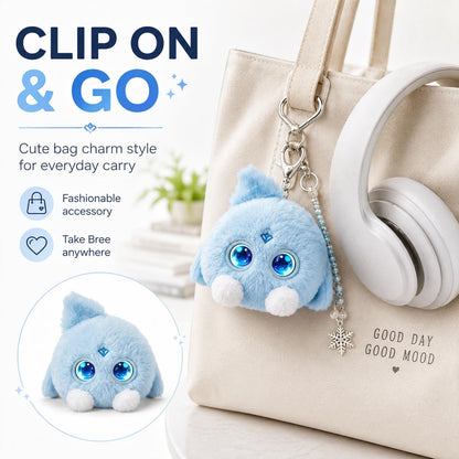 OKIVIVI AI Plush Companion, GPT-Powered Voice Chat Stuffed Toy with Conversation Memory, Expressive LED Eyes and Touch Response, Cute Stuffies Interactive AI Toys Gift for Teens