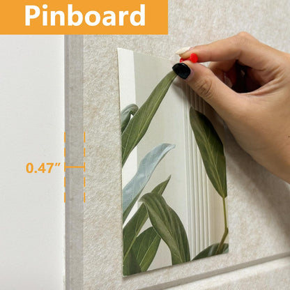Thick Cork Board Tiles for Wall with Push Pins, Removable 36"x24"x0.47" Bulletin Board Sets, Magrowill 6 Packs Felt Panels Self-Adhesive Pin Board