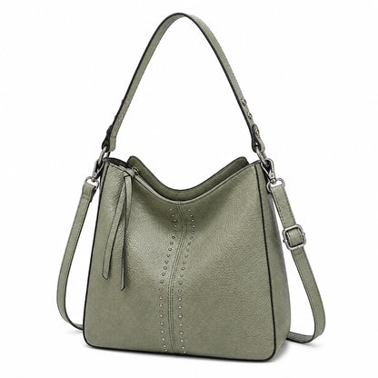 Montana West Hobo Bag for Women Designer Ladies Bucket Totes Purse Handbags Chic Shoulder Bag,MWC-HB-128-GN