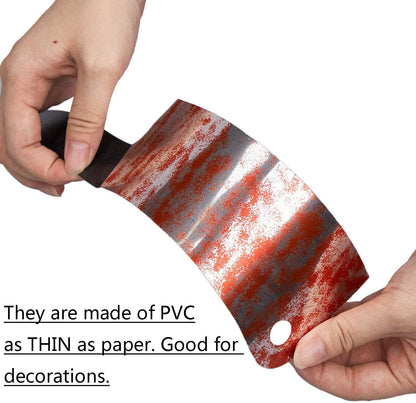 4PCS Halloween Bloody Banner Decorations: Horror Party Garland, Scary Props for Creepy Movie Theme Birthday Carnival Spooky Supplies