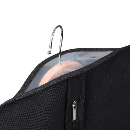 Univivi 10 Pack Suit Bags Garment Bag for Men Storage, 40-Inch Suit Bags for Closet Storage with Clear Window and ID Card Holder for Suit Jacket, Skirt, Shirt and Coat