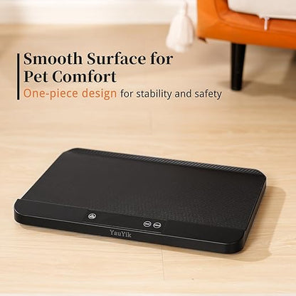 YauYik Digital Pet Scale for Accurate Weighing - Baby Scales,Ideal for Small Pets, Puppies, Kittens and Cats with Non-Slip Mat - LED Display with Hold Function, Measures Up to 40kg（Batteries Included）