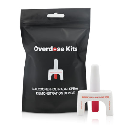 Training Device for Naloxone Nasal Spray | for Use in First Aid Training for Opioid Overdose | Reusable | Includes Two Nasal Spray Training Devices & Instructions (Pack of 5) | Contains NO Medication