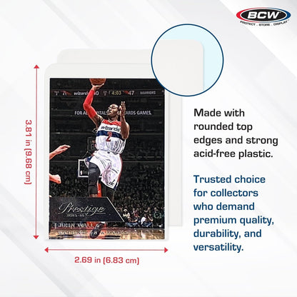 BCW Trading Card Dividers (50 Pack) | Archival Quality with Write-On Tabs | Fits 3200 & 5000 Super Monster Trading Card Storage Boxes