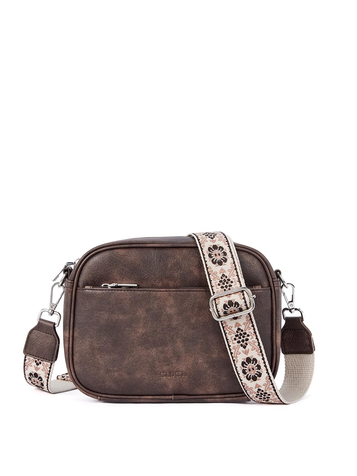 CLUCI Crossbody Bags for Women Trendy, Vegan Leather Shoulder Handbags，Purses for Women with Adjustable Wide Strap