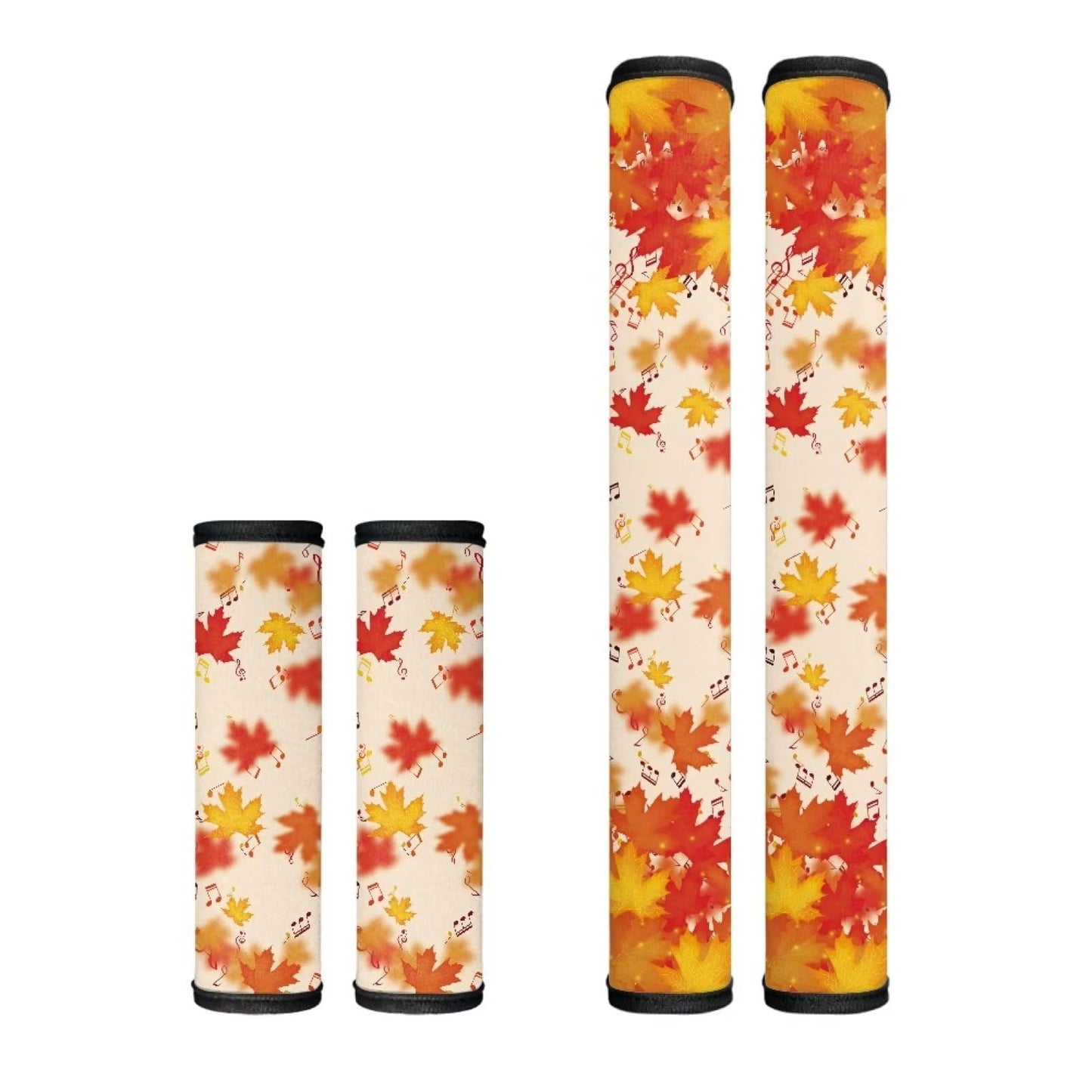 Mintulipy Refrigerator Door Handle Covers Set of 4 Thanksgiving Printing Protector Fridge Dishwasher Oven Keep Off Fingerprints Food Stains Kitchen Decor Accessories
