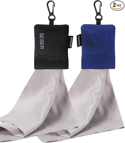 SEIBER Eyeglass Cleaning Microfiber Cloth, 7 x 7 inch Glasses Cloth