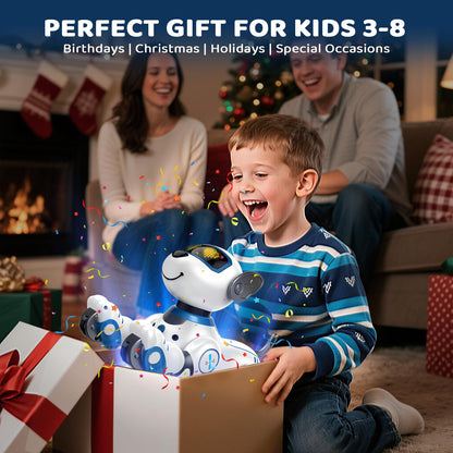 great dachong Robot Dog Toy for Kids 3-12: Remote Control Interactive Robot Puppy with Touch & Follow, Programmable Tricks, Dancing & Walking, Birthday Gift for Smart Boys & Girls