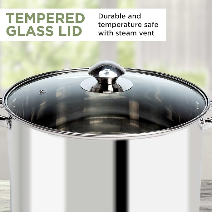 Ecolution Stainless Steel, 8-Quart (Pack of 2)