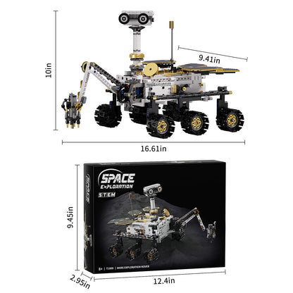 DOLIVE Remote & APP Controlled Mars Rover, STEM Building Set for Boys Ages 8-14, Space Toys for Kids Ages 8-12, Science Gift for Boys & Girls (1007 PCS)