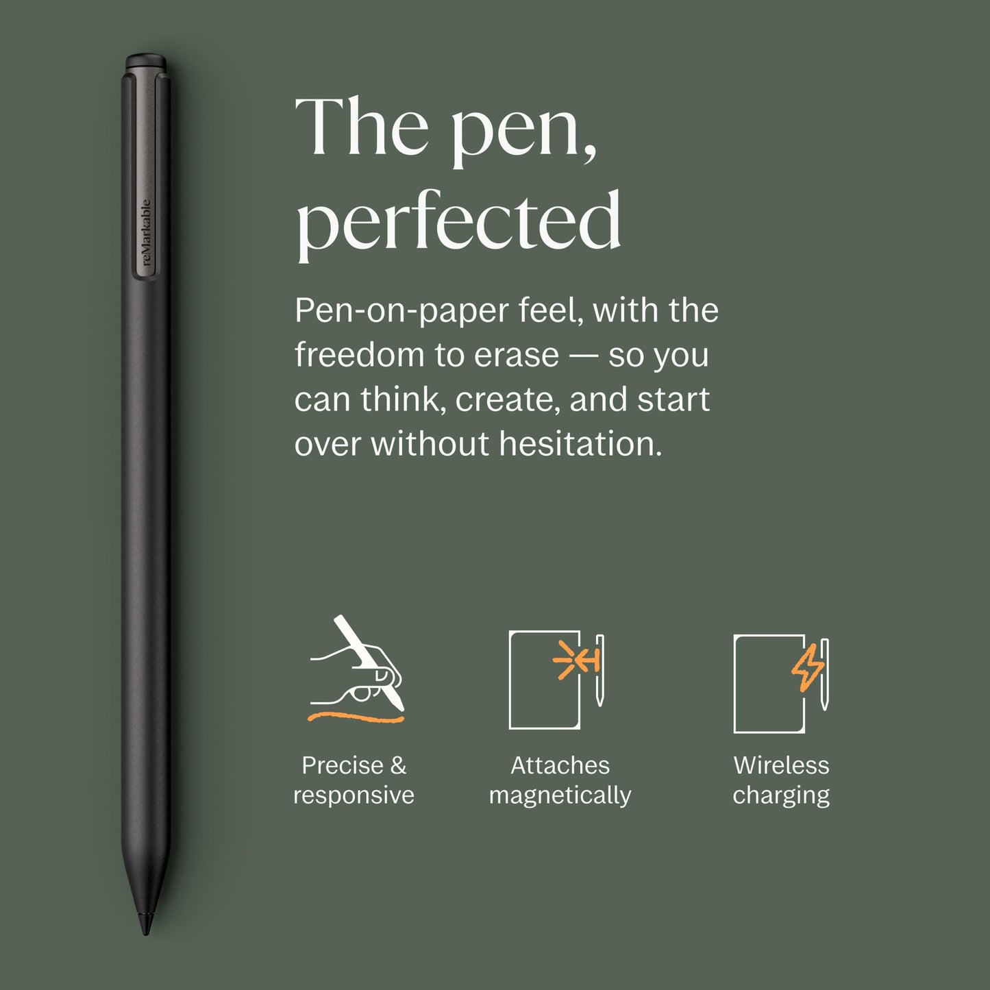reMarkable Paper Pro Bundle – Premium Leather | Includes 11.8” reMarkable Paper Tablet, Marker Plus Pen with Eraser, and a Book Folio Cover in Black Leather