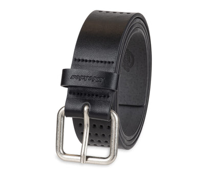 Dickies Women's Square Harness Buckle Multi-Perforated Casual Belt, Black Perforated, Medium