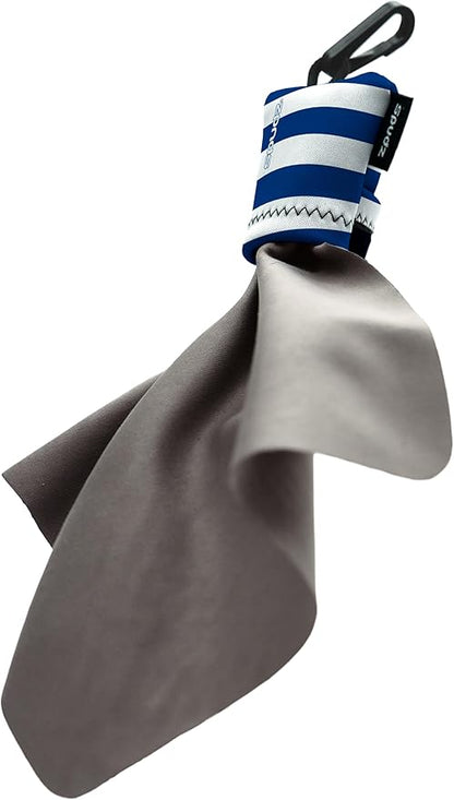 SPUDZ Ultra Microfiber Lens Cleaner – Closable Pouch, Washable –