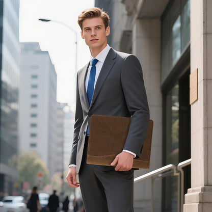 AZXCG Portfolio Binder,Leather Portfolio for Men and Women,Legal Pads Padfolio, Resume Folder with Card Holder,Professional Business Padfolio for Meetings and Interviews
