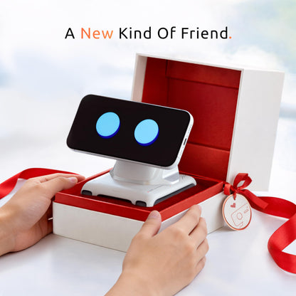 LOOI Robot-Starlight White-AI Desktop Companion,ChatGPT&Gemini Voice Interaction,Visual Understanding,Personality&Memory,10W Wireless Charging,Tech&Gadget Gift,Electronic pets,Toy,Geek,Desktop Setup