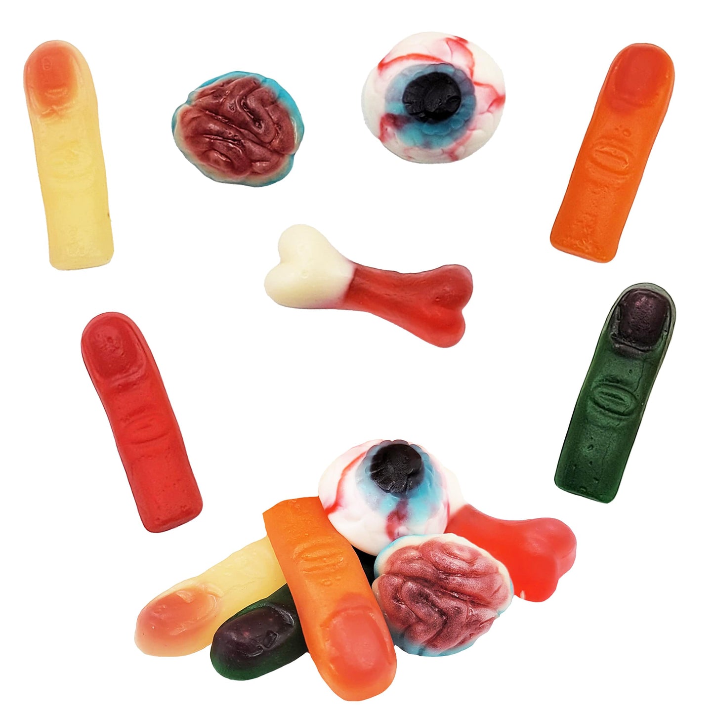 Fruidles Halloween Missing Body Parts Gummies, Fun And Festive Holiday Snacking (4.4 Pounds (Bulk))