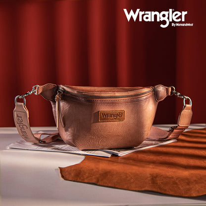 Wrangler Large Fanny Packs for Women Waist Bag Travel Belt Bags Crossbody Sling Purse WG82-A194HPK