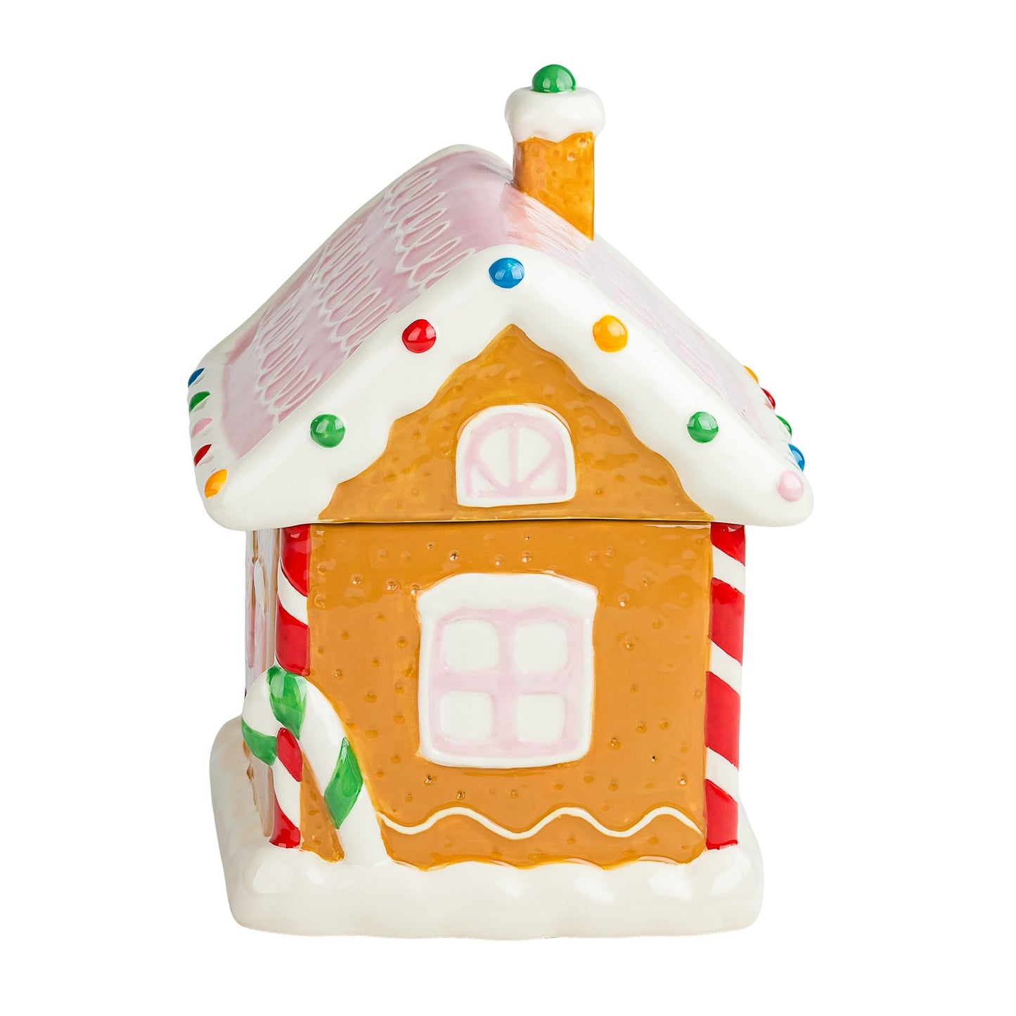 10 Strawberry Street Gingerbread Cottage Canister