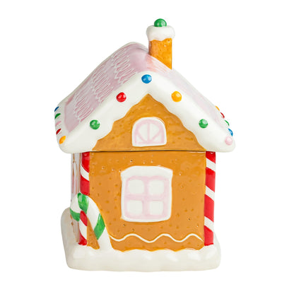 10 Strawberry Street Gingerbread Cottage Canister