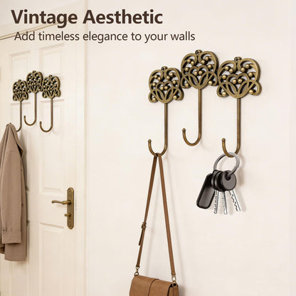 Ybenlld 1 PCS Retro Theme Bat Wall Hooks, Zinc Alloy Wall Mounted Hanging Racks, Decorative Coat Hooks for Keys, Towels, Clothes, Scarf, Bag
