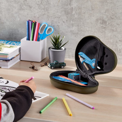 It's Academic Avocado Pencil Case School Supply Bag with Mesh Pocket, Cute Design