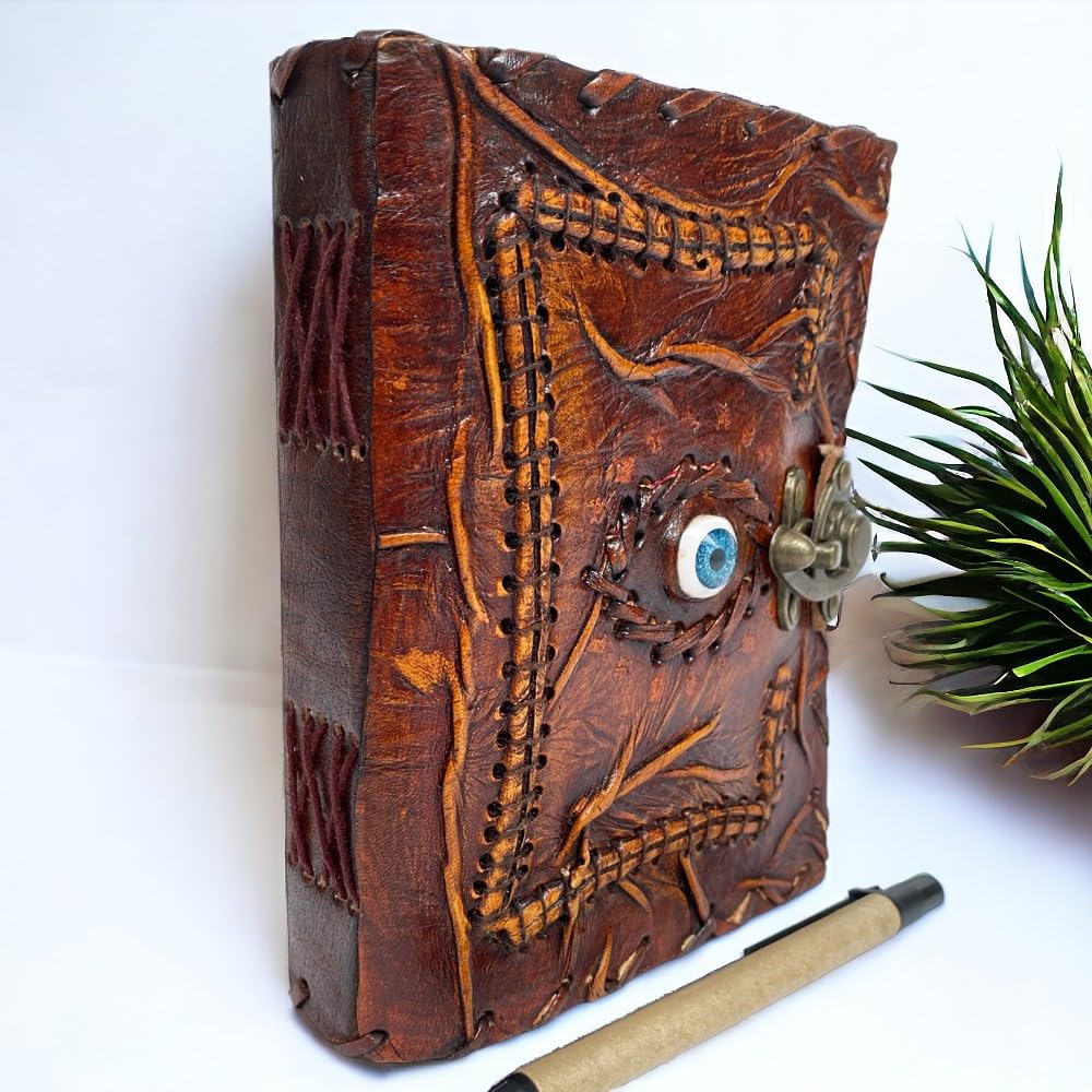 Hocus Pocus Book of Spells, Hocus Pocus Leather Journal, Hocus Pocus Spellbook Blank Diary, Halloween Leather Journal, Grimoire Book of Shadows, Hocus Pocus Notebook, Halloween Journal 5x7 Inches