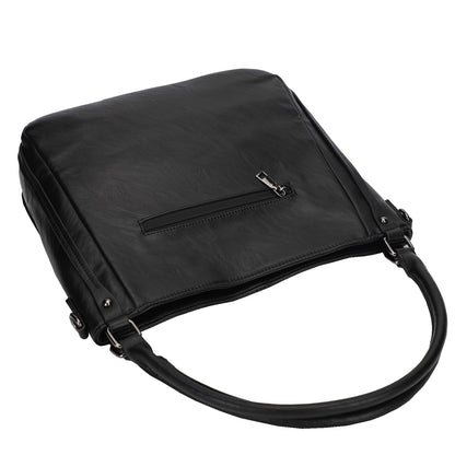 Purses for Women Shoulder Handbags Hobo Bags Tote Bag (01-Black)