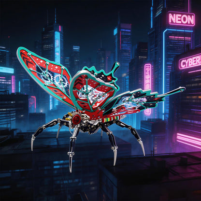 3D Metal Model Kits, Mechanical Butterfly 3D Metal Puzzle,Steel Series DIY Brain Teasers Simple 3D Puzzles Home Decor Art Craft Gifts Toys for Adult