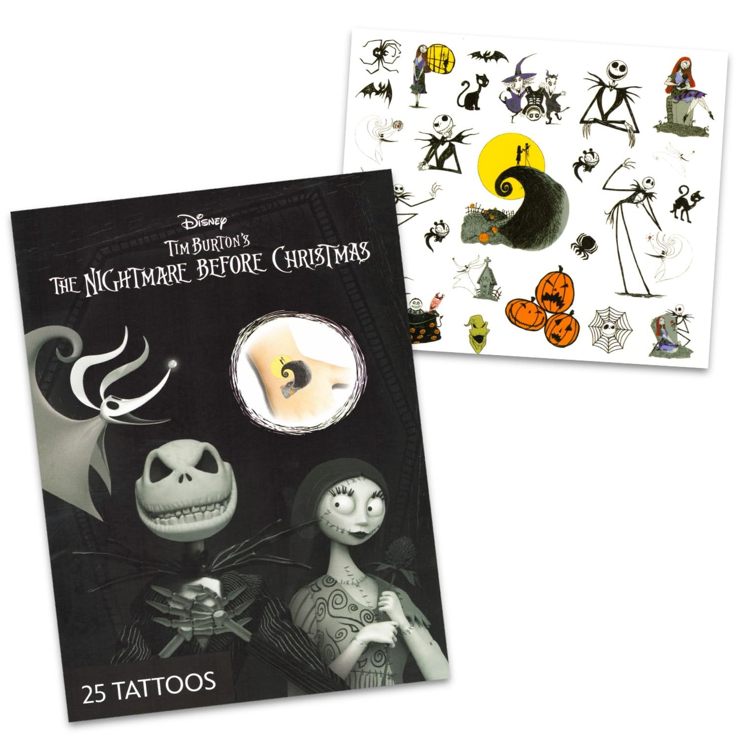 Nightmare Before Christmas Cake Topper - Jack Skellington Cake Decorations Bundle with 5 Nightmare Before Christmas Cake Toppers Figures, Stickers, More | Nightmare Before Christmas Party Supplies
